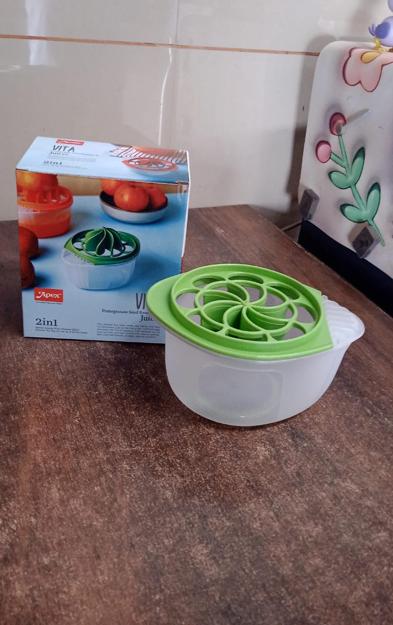 Apex Vita Pomegranate Seed Remover Citrus Juicer (2 IN 1) Apex Vita Pomegranate Seed Remover Citrus Juicer (2 IN 1)